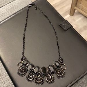 Avenue Black Statement Necklace